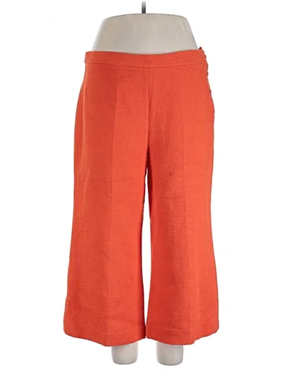 Pre-owned Zara Casual Pants In Orange