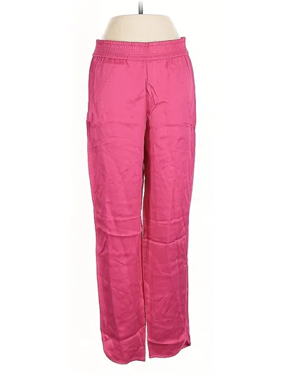 Pre-owned Zara Casual Pants In Pink