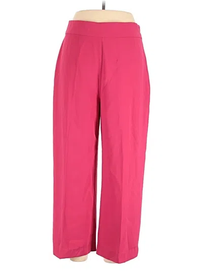 Pre-owned Zara Casual Pants In Pink