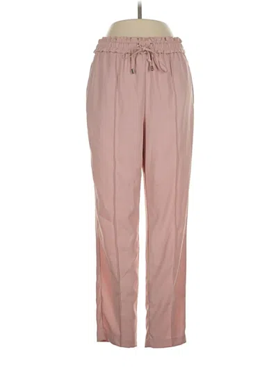 Pre-owned Zara Casual Pants In Pink
