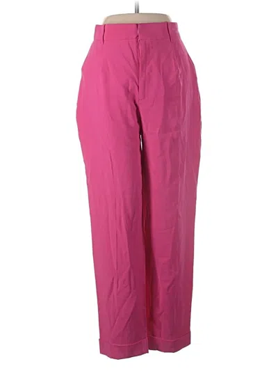 Pre-owned Zara Casual Pants In Pink