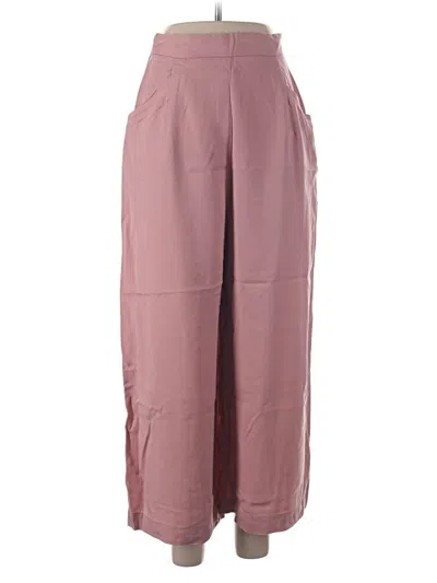 Pre-owned Zara Casual Pants In Pink