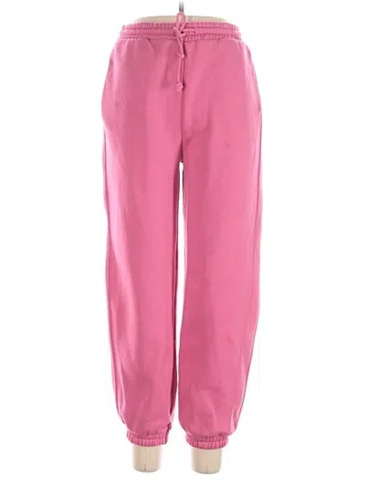 Pre-owned Zara Casual Pants In Pink