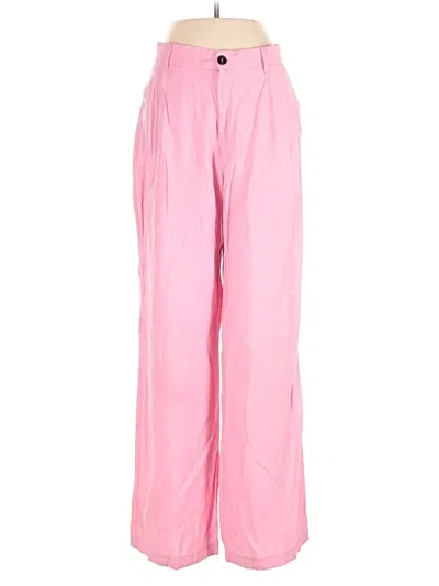 Pre-owned Zara Casual Pants In Pink