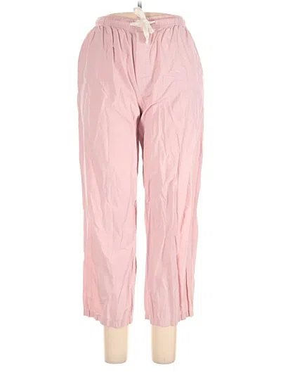 Pre-owned Zara Casual Pants In Pink