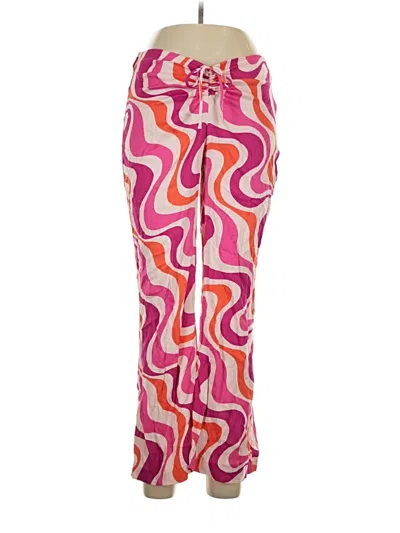 Pre-owned Zara Casual Pants In Pink