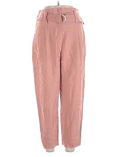 Pre-owned Zara Casual Pants In Pink