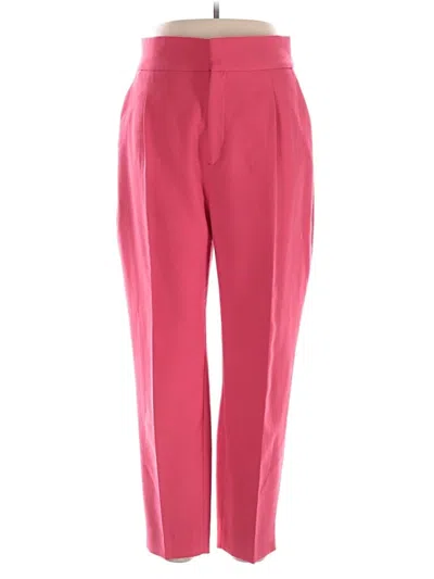 Pre-owned Zara Casual Pants In Pink