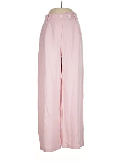 Pre-owned Zara Casual Pants In Pink