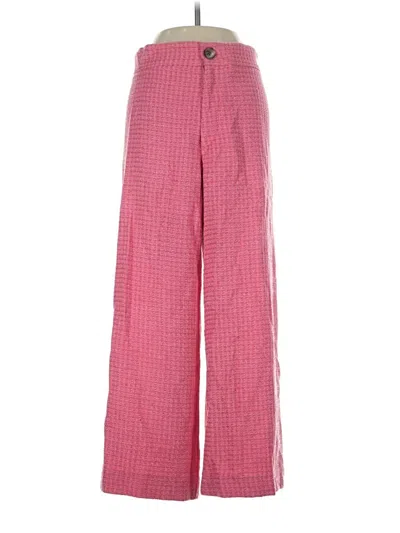 Pre-owned Zara Casual Pants In Pink