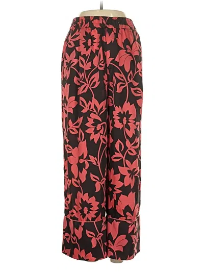 Pre-owned Zara Casual Pants In Red