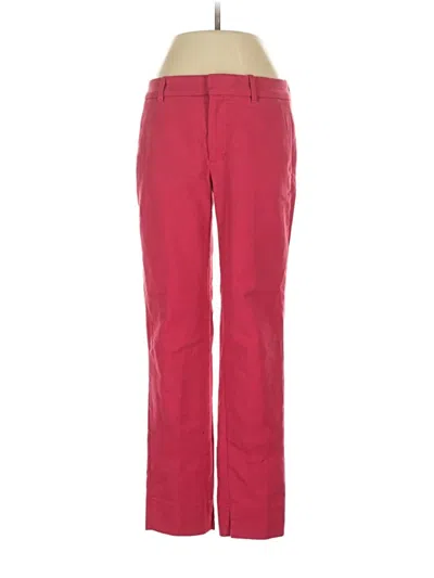Pre-owned Zara Casual Pants In Red