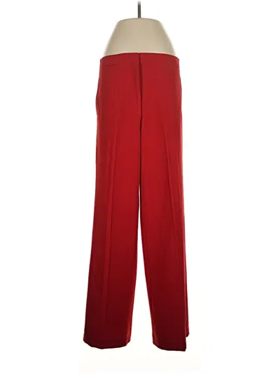 Pre-owned Zara Casual Pants In Red