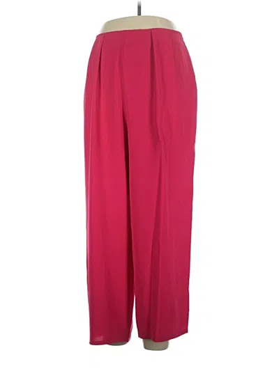 Pre-owned Zara Casual Pants In Red