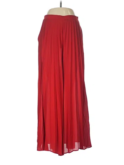 Pre-owned Zara Casual Pants In Red