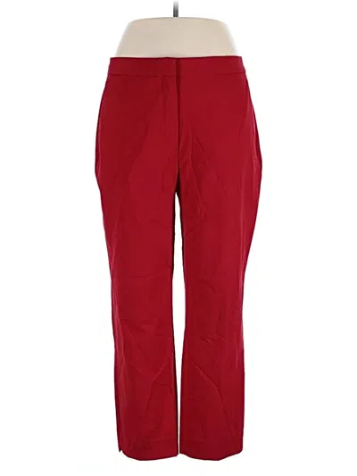 Pre-owned Zara Casual Pants In Red