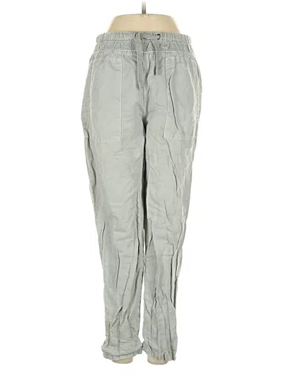 Pre-owned Zara Casual Pants In Silver
