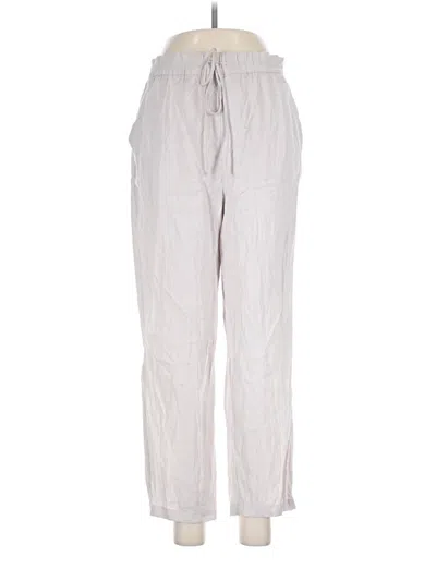 Pre-owned Zara Casual Pants In Silver