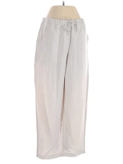 Pre-owned Zara Casual Pants In Silver