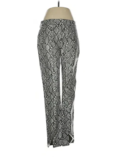 Pre-owned Zara Casual Pants In Silver