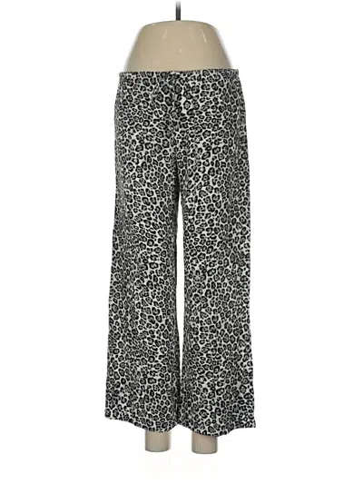 Pre-owned Zara Casual Pants In Silver
