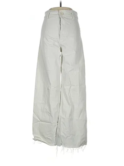 Pre-owned Zara Casual Pants In Silver