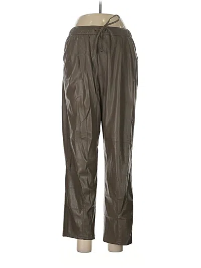 Pre-owned Zara Casual Pants In Silver
