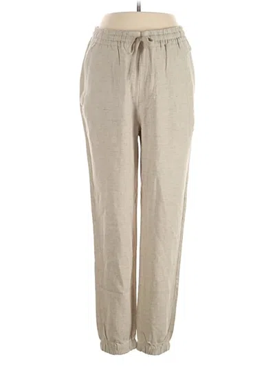 Pre-owned Zara Casual Pants In Tan