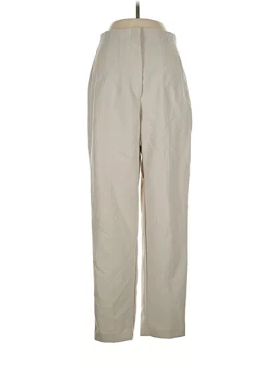 Pre-owned Zara Casual Pants In Tan
