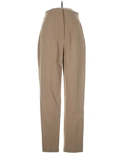 Pre-owned Zara Casual Pants In Tan