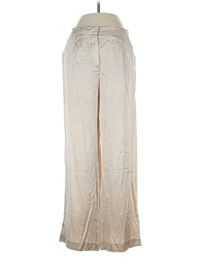Pre-owned Zara Casual Pants In Tan