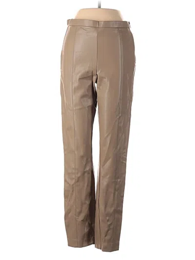 Pre-owned Zara Casual Pants In Tan