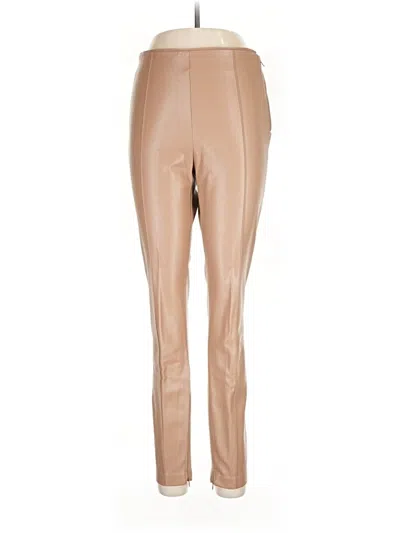 Pre-owned Zara Casual Pants In Tan