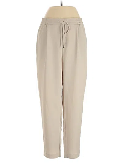 Pre-owned Zara Casual Pants In Tan