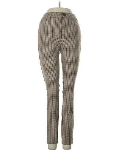 Pre-owned Zara Casual Pants In Tan