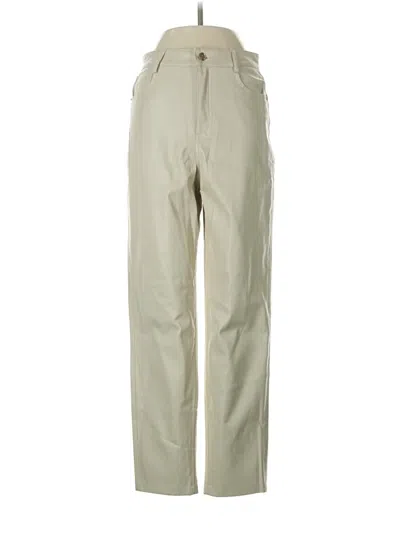 Pre-owned Zara Casual Pants In Tan