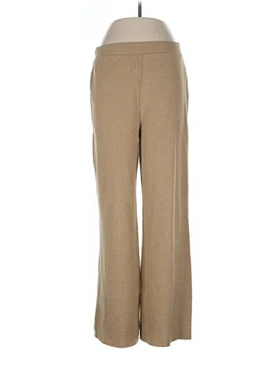 Pre-owned Zara Casual Pants In Tan