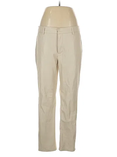 Pre-owned Zara Casual Pants In Tan