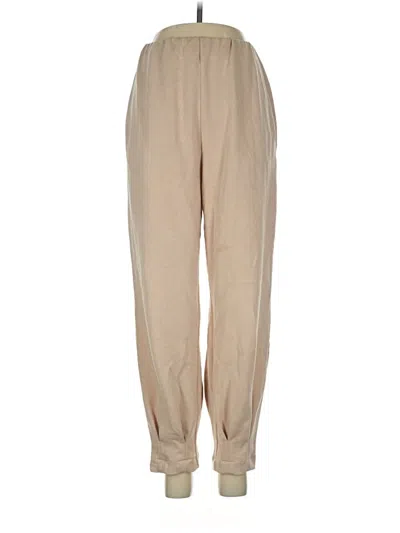 Pre-owned Zara Casual Pants In Tan