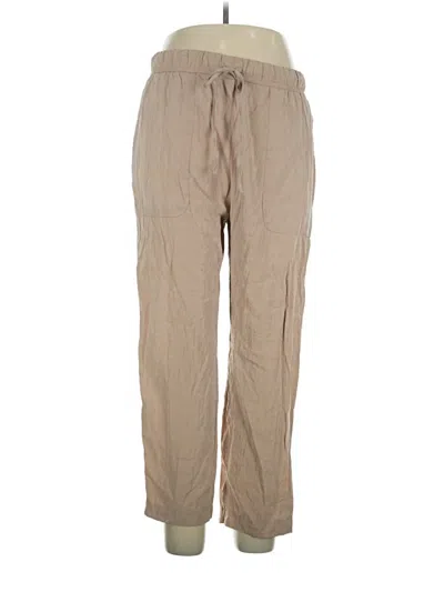 Pre-owned Zara Casual Pants In Tan