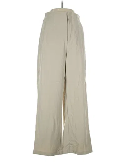 Pre-owned Zara Casual Pants In Tan