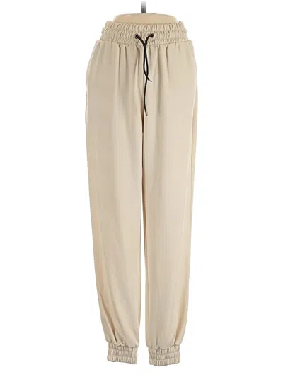 Pre-owned Zara Casual Pants In Tan