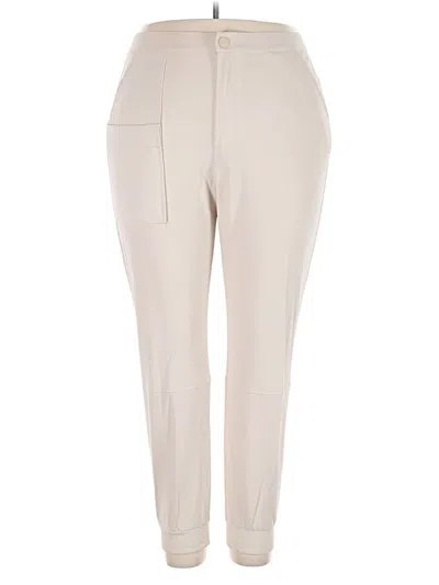 Pre-owned Zara Casual Pants In Tan