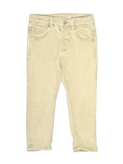 Pre-owned Zara Kids' Casual Pants In Tan