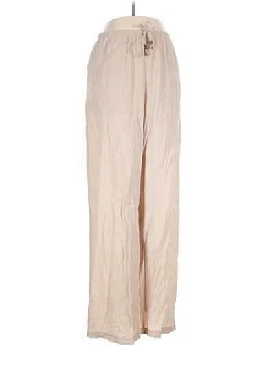 Pre-owned Zara Casual Pants In Tan