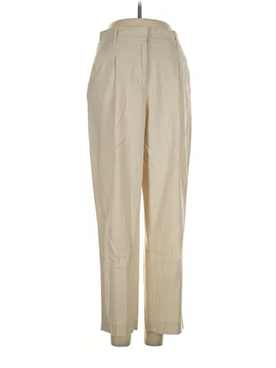 Pre-owned Zara Casual Pants In Tan