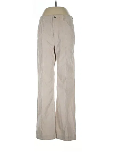Pre-owned Zara Casual Pants In Tan