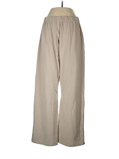 Pre-owned Zara Casual Pants In Tan