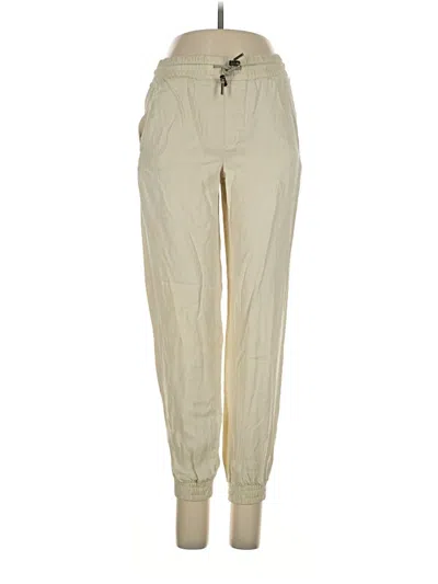 Pre-owned Zara Casual Pants In Tan
