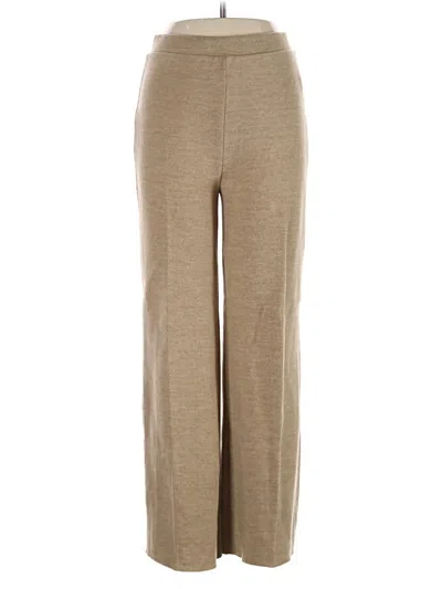 Pre-owned Zara Casual Pants In Tan